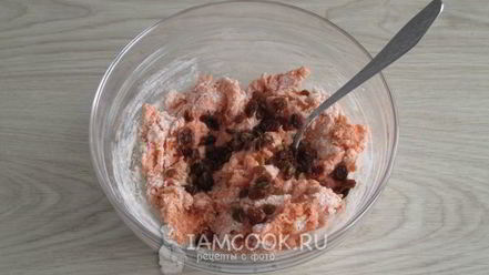 Рецепт морковного печенья с изюмом
