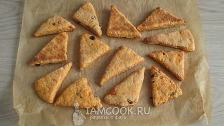 Рецепт морковного печенья с изюмом