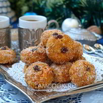 Морковное печенье с овсяными хлопьями