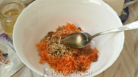 Рецепт морковного печенья с овсяными хлопьями