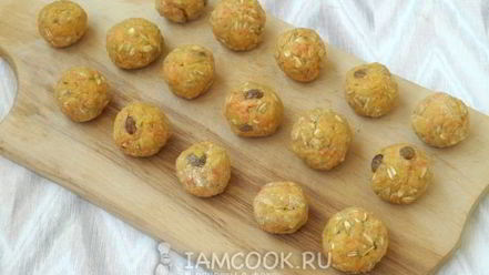 Рецепт морковного печенья с овсяными хлопьями