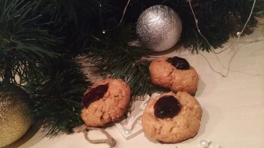 Рецепт новогоднего печенья с арахисом
