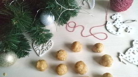 Рецепт новогоднего печенья с арахисом