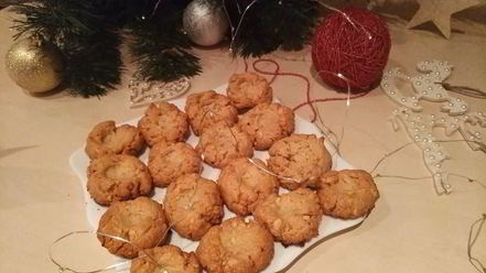 Рецепт новогоднего печенья с арахисом