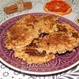 Рецепт Овсяного печенья на сковороде