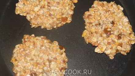 Рецепт овсяного печенья на сковороде