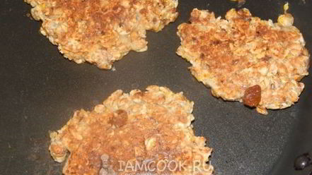 Рецепт овсяного печенья на сковороде