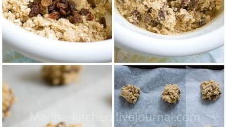 Рецепт овсяного печенья с изюмом