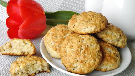 Рецепт Овсяного печенья с творогом