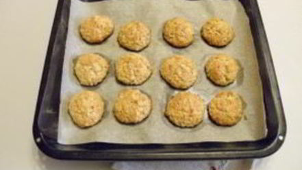 Рецепт овсяного печенья с творогом