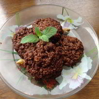 Овсяное шоколадно-ореховое печенье