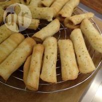 Рецепт Печенья Бисквитные трубочки
