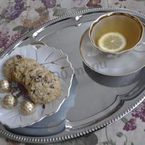 Рецепт Печенья овсяного с орехами, шоколадом и сушеной клюквой