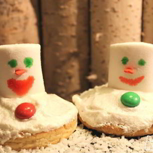 Рецепт Печенья тающие снеговики