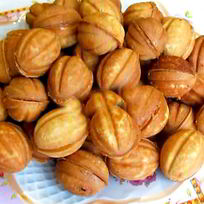 Печенье в формочках на газу