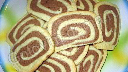 Рецепт Печенья Зебра