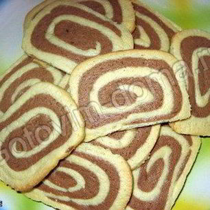 Рецепт Печенья Зебра