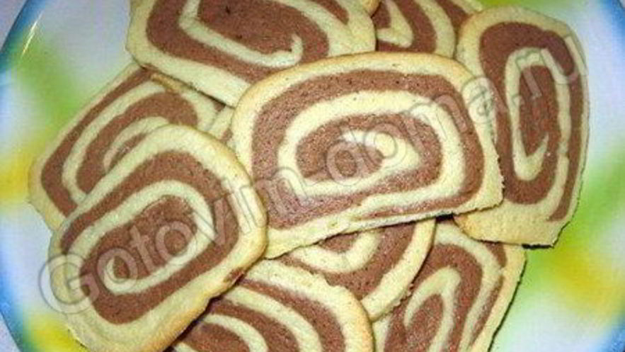 Рецепт печенья зебра