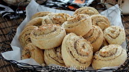 Рецепт Постного печенья с орехами