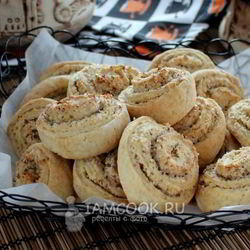 Рецепт Постного печенья с орехами