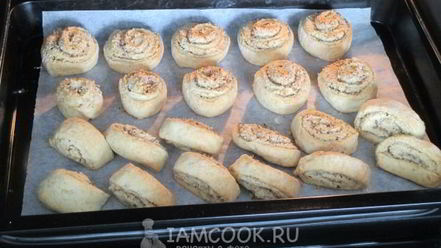 Рецепт постного печенья с орехами