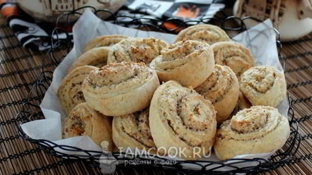 Рецепт постного печенья с орехами