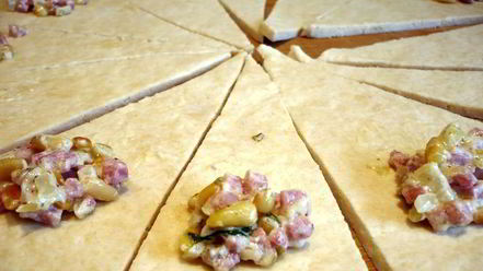 Рецепт рогаликов с беконом пластилиновая ворона