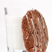 Шоколадно-клюквенное овсяное печенье