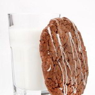 Рецепт Шоколадна-клюквенного овсяного печенье