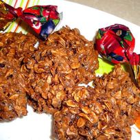 Шоколадно-овсяное печенье