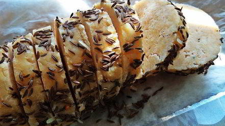 Рецепт сырно-тминного печенье