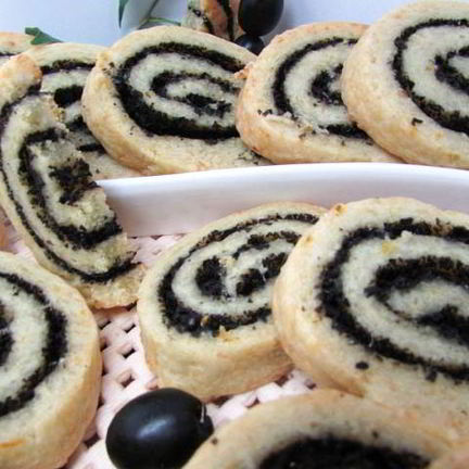 Рецепт Сырного печенья с маслинами и ароматом лимона