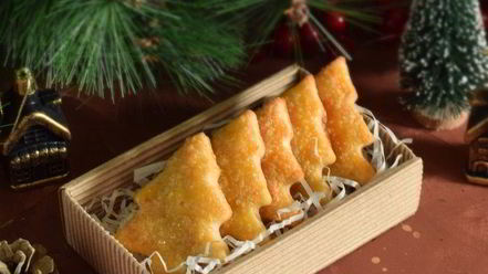 Рецепт творожного печенья елочки