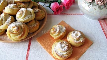 Рецепт Творожного печенья Розочки