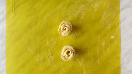 Рецепт творожного печенья розочки