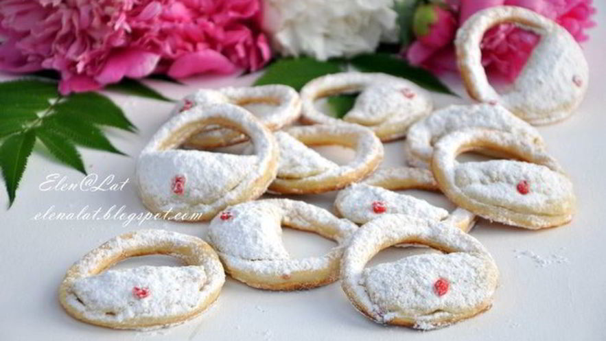 Рецепт творожного печенья сумочки