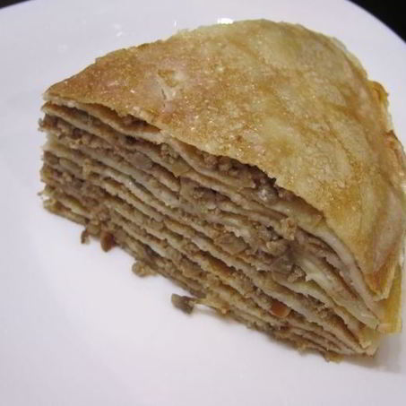 Рецепт Блинного пирога с печенью