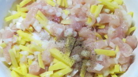 Рецепт быстрого пирога с курицей и картофелем