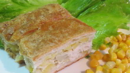 Рецепт быстрого пирога с курицей и картофелем