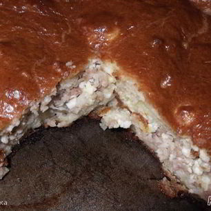 Рецепт Быстрого заливного пирога с мясным фаршем