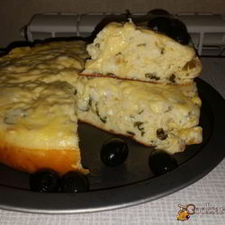 Рецепт Греческого пирога с луком и сыром