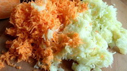 Рецепт киша на овощном корже с крабовыми палочками