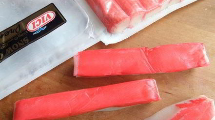 Рецепт киша на овощном корже с крабовыми палочками