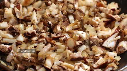 Рецепт киша с белыми грибами