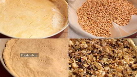 Рецепт киша с белыми грибами