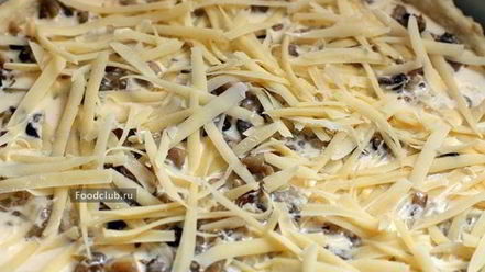 Рецепт киша с белыми грибами