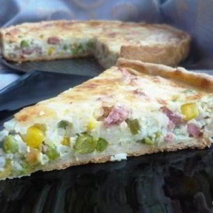 Рецепт Киша с гавайской смесью