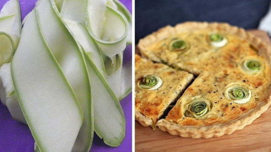 Рецепт киша с кабачками