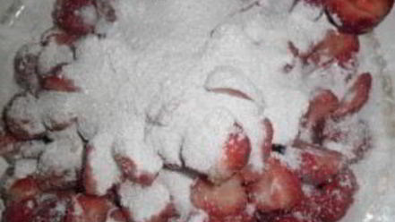 Рецепт клубнично-бананового пирог