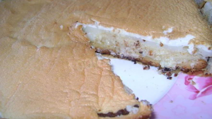 Рецепт лимонного пирога с безе